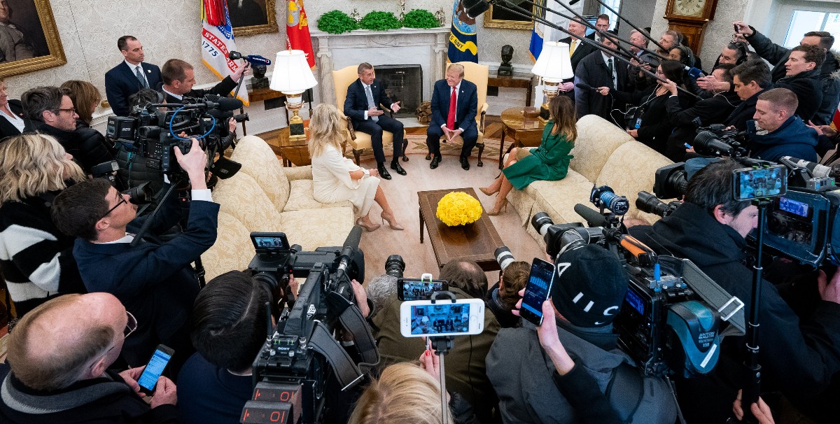 President Trump is facing a legal challenge over his ban of CNN, Politico and MSNOW from the White House. (Photo: White House)