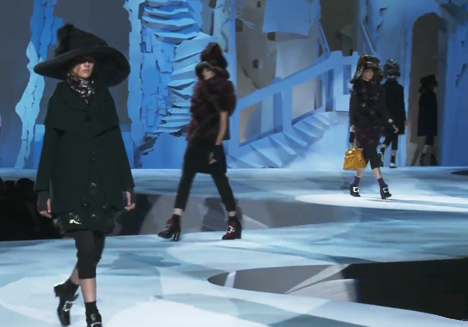 Marc Jacobs' whimsical fashions sparked an outcry over his use of underage models. (Photo: ScreenCap/FashionTV)