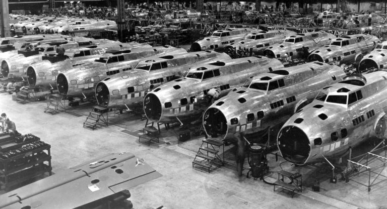 About 40% of the aluminium used in World War II bombers came from Canada Today, the U.S. imports 70% of the metal from Canada. (Air Force photo)