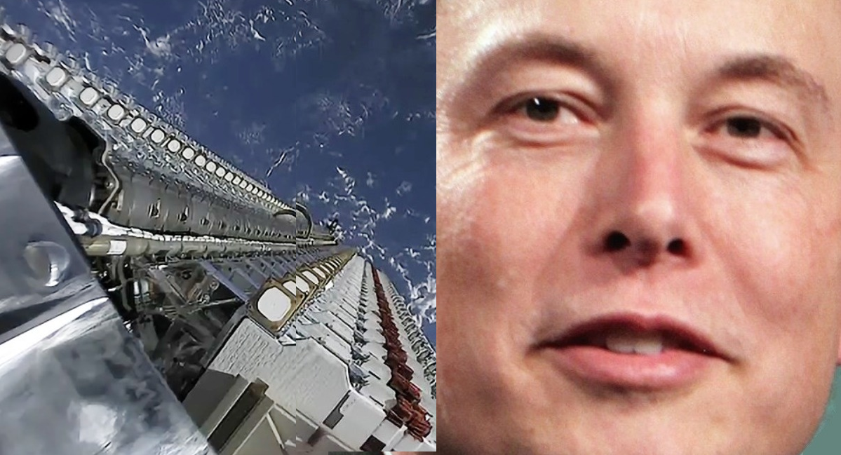 Elon Musk and Starlink rocket deploying satellites. Musk must be removed from control of SpaceX. (Photo: SpaceX/NYI)
