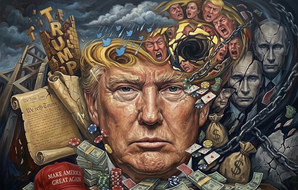 Donald Trump is haunted by his own self-destruction. (NYI/AI)