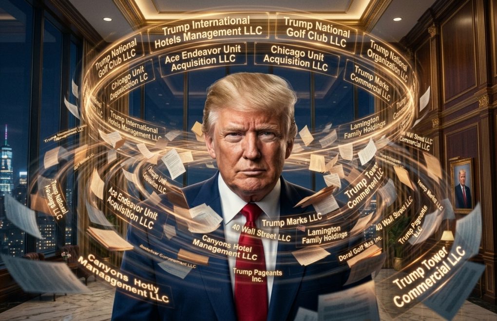 Donald Trump extensively uses shell companies through his business, The Trump Organization. (Photo: NYI/AI)