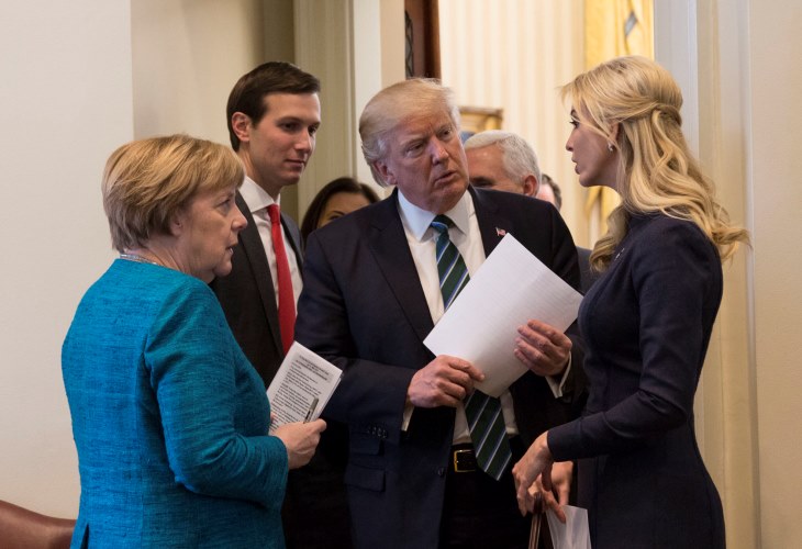 Ivanka Trump Jared Kushner White House meeting