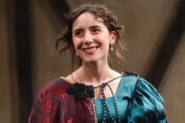 Talene Monahon stars in 'Jane Anger,' a Shakespearean farce she wrote, now running in the West Village. (Photo: Valerie Terranova)