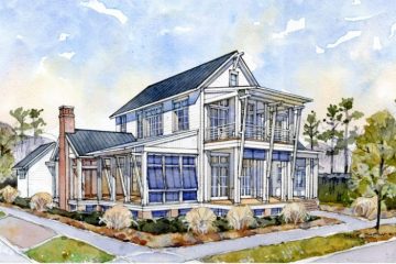 Southern Living magazine's 2022 'Idea House' will be built in North Carolina this year. (Rendering: Muir Stewart)