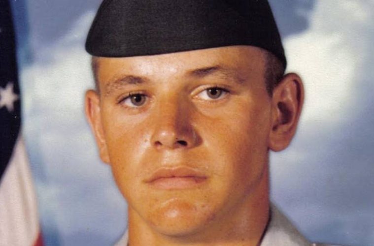 Tim Walz as a young recruit in the Army National Guard in 1981.