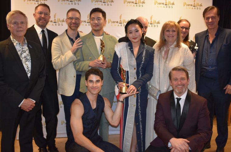 Winners of six Drama Desk awards, the cast of Maybe Happy Ending. (Photo: Krystal Chocianowski & Iris Wiener)
