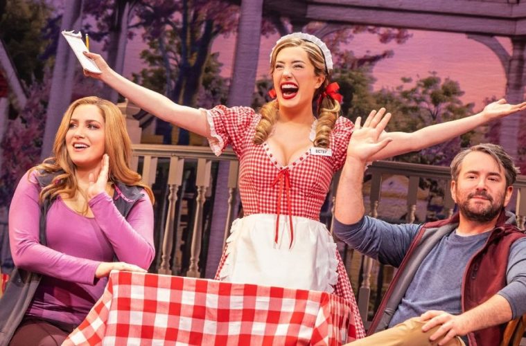 Sc hmigadoon! lights up Broadway with it's introspective and hilarious look at the golden age of musicals. (Photo: Matthew Murphy)