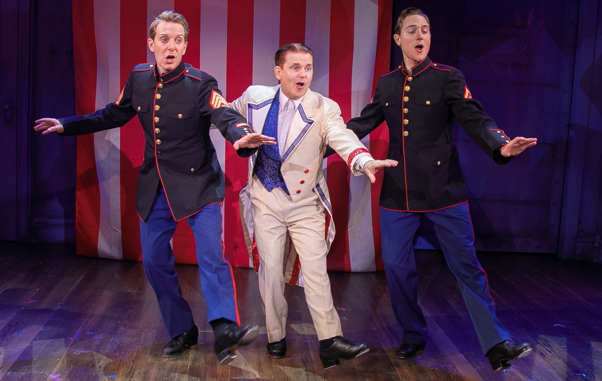Robert Creighton capures the spirit of James Cagney's hits, like 'I'm a Yankee Doodle Dandy.' (Photo: Lenny Stucker)